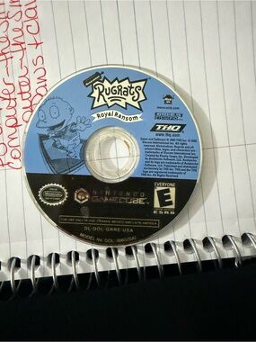 Rugrats: Royal Ransom - Blue Nintendo GameCube Game Disc